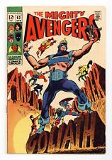 Avengers #63 VG- 3.5 1969 picture
