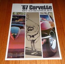 Original 1967 Chevrolet Corvette Sting Ray Sales Brochure Catalog Convertible  picture