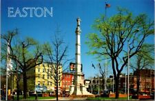 Easton Pennsylvania Civil War Monument Postcard picture