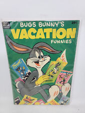 BUGS BUNNY'S VACATION FUNNIES #3 DELL GOLDEN AGE *1953* 3.5 picture