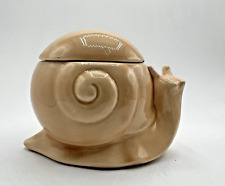 Vintage Nancy Lopez Ceramic Snail Trinket Box picture