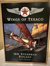 Wings Of Texaco 1931 Stearman Biplane 3rd In Series NIB Never Opened Rare Last 1 picture