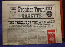 1992 Frontier Town Gazette North Hudson New York Unused picture