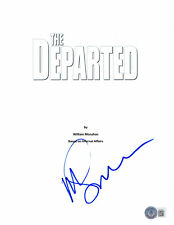 MARTIN SCORSESE SIGNED AUTOGRAPH THE DEPARTED FULL SCRIPT BECKETT BAS picture