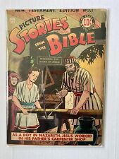 Picture Stories from the Bible New Testament #1 4.0 VG 1944 DC Jesus picture