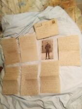 British Soldier Picture 1948 Roy Smith & Letters To A Friend In USA Original picture
