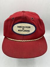 Vintage 1969 Moon Landing Rope Hat Babbling Brook Apollo 11 Derby Cap picture