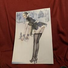 SORAYAMA Print Naughty Maid Erotic/ Lowbrow 15” x  10” Really Cool picture