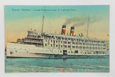 Steamer Richelieu Canada Steamship Lines St Lawrence River Postcard Unposted picture