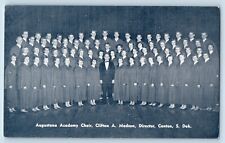 Canton South Dakota Postcard Augustana Academy Choir Clifton Madson 1940 Vintage picture