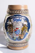 Vintage Old Style Beer Stein Tankard Chicagoland You've Got Style 1983 LTD 45961 picture