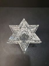Chipped Partylite Lead crystal  Star Candle Holder picture