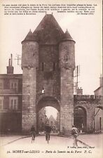 Moret-sur-Loing France, Porte de Samois Paris Gate, Vintage Postcard picture