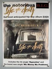 The Notorious BIG Poster Original Vintage Life After Death Album Promo 1997 #1 picture