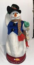 Gemmy Snowflake Spinning Snowman Animated Singing Musical 'Snow Miser' REPAIR picture