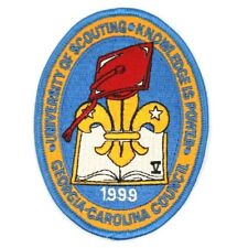 1999 University of Scouting Georgia-Carolina Council Patch Boy Scouts BSA picture