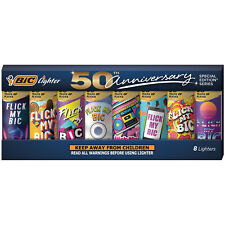 BIC Special Edition 50th Anniversary Flick My BIC Series Lighters, 8-Count picture