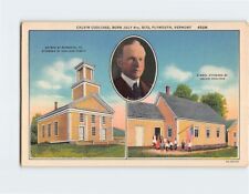 Postcard Calvin Coolidge Plymouth Vermont USA picture