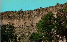 Puye Ruins Near Santa Fe New Mexico Vintage Postcard picture