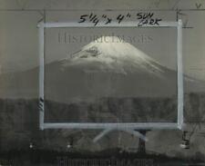 1971 Press Photo Cable Cars at Mount Fuji at Hakone-Fuji National Park in Japan picture
