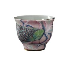 80ml Enamel Colored Ceramic Tea Cups Kung Fu Tea Sets Master Cups picture