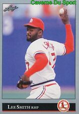 1992 LEE SMITH ST. LOUIS CARDINALS BASEBALL CARD LEAF picture