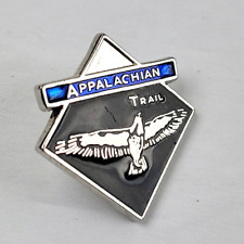 Vintage Appalachian Trail Pin Flying Eagle Hawk Bird Lapel Hat Pin Tie Tac picture