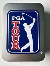 PGA Tour Tin Box Golf Wallet Storage Trinkets picture