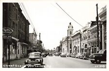 Street Scene Versailles Kentucky KY Old Cars Ice Cream c1950 Real Photo RPPC picture