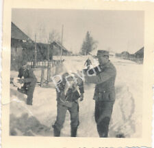 Photo Wk II Armed Forces Soldiers Village Quartier Fun Leisure Winter Russian picture