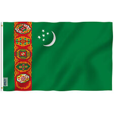 Anley Fly Breeze 3x5 Ft Turkmenistan Flag - Turkmen Flags Polyester picture
