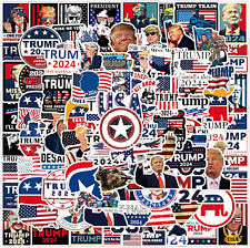 100 Pack Donald Trump 2024 Stickers (Large Size), Bumper Sticker, Trump Decal fo picture
