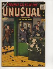 STRANGE TALES OF THE UNUSUAL #10 VG ATLAS COMICS 1957 INVISIBLE MAN picture