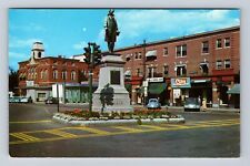 Rochester NH-New Hampshire, Central Square, Camera Shop Vintage Postcard picture