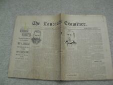 Vintage June 10 1899 Lancaster Examiner Pennsylvania Newspaper picture