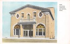 Big Rapids Michigan~New Colonial Theatre Vignette~1908 Postcard picture