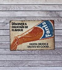 Fanta Vintage Style Tin Metal Bar Sign Poster Man Cave Collectible New picture