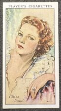 1934 PLAYERS CIGARETTES FILM STARS SERIES 1 ELISSA LANDI #29 NM picture