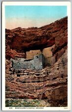 Vtg Prescott Arizona AZ Montezuma's Castle Cliff Dwellers 1920s View Postcard picture