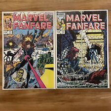 Marvel Fanfare #11 #12 Marvel Comics 1983 1st Iron Maiden George Perez Art picture