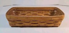 Longaberger Bread Basket 1997 Vintage With Protector picture