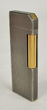 Charles Jourdan Lighter Art Deco Stripe Silvertone Japan picture