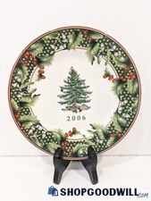 Spode 2006 Holly Berry Christmas Tree w/Santa on Top Collectable 7.75