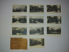 Early 1900's Warwick Castle Chic Series Postcards Set Lot Of 10 With Envelope picture