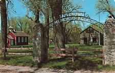 Browns Valley MN Minnesota Sam Brown Memorial Park School Cabin Vintage Postcard picture