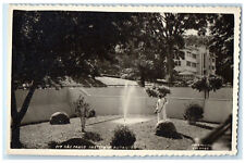 c1930's Sao Paulo Instituto Butantan Brazil Water Fountain RPPC Photo Postcard picture