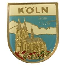 Vintage Koln Cologne Cathedral Germany Scenic Travel Souvenir Pin picture