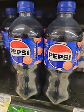 2x 20oz Pepsi Peach Bottles picture
