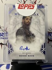 2018 Star Wars Masterwork Auto BLUE /99 RIZ AHMED As BODHI ROOK picture
