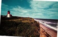 VTG Postcard- 18870. Nauset Light, Eastham on Cape Cod. Posted 1967 picture